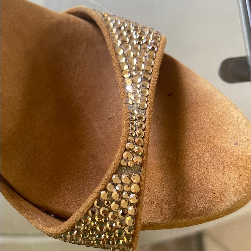 Brown Rhinestone Heels - Picture 3 of 5
